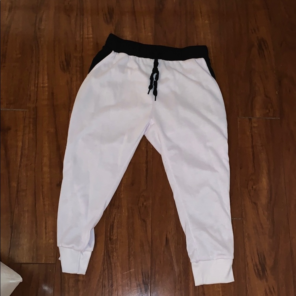 White sweet pants